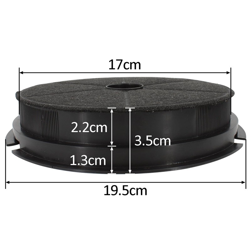 AcbbMNS 2 Pcs Activated Carbon Filters Range Hood Filters Compatible