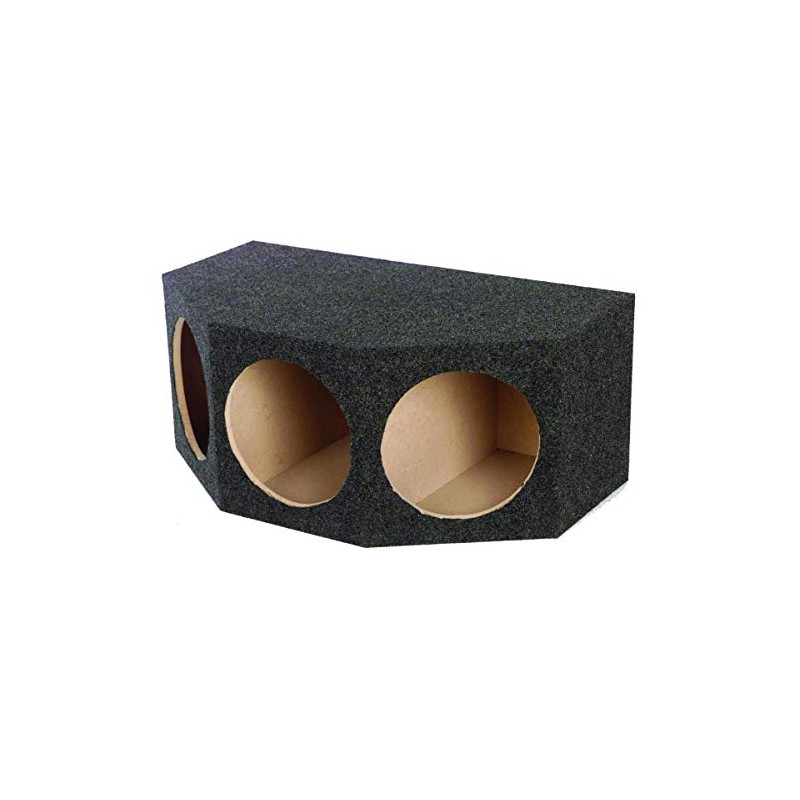 QPower BASS12 3 Hole 12" Sealed Car Subwoofer Enclosure Box