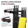 Gliretiky Folding Chair Hooks Wall Mounted Garage Storage Hooks Organising
