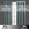 RYB HOME RV Camper Door Window Curtains -Blackout Privacy Curtains
