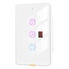 YIFAN WiFi Smart Ceiling Fan Light Wall Switch, 5 Speed