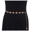 Suyi Gold Chain Belts for Women Rhinestone Waist Chain for