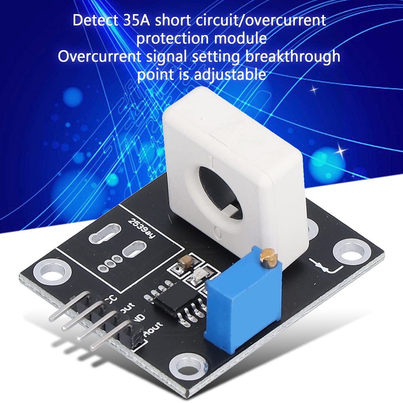 Hall Current Sensor, 35a WCS1800 DC 5V Short Circuit Protection