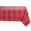 DII Holiday Dining Table Linen Collection Tartan Holly Check, Cotton,