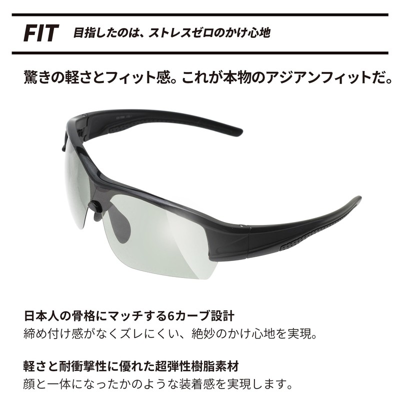 Afit AF-7006P Polarized Sunglasses, Men's, Sports, Golf, Running, Baseball, UV