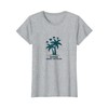 Office Under The Palms: Tropical Remote Work Logo T-Shirt, Women,