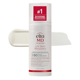 EltaMD Protector solar facial UV para recuperación de la piel con óxido de zinc, 100% mineral, seguro para piel sensible SPF 50