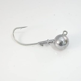 Round Head Fishing Jigs Eagle Claw Saltwater Hooks Fresh or Salt Water 10 Pack - 3/4oz - NADHIEF Store