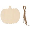Craft Supply Autumn Color-Your-Own Ornament Craft - Wood Pumpkin Shape