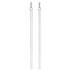 sourcing map 2Pcs 30cm Clear Curtain Pull Rod, Acrylic Blind