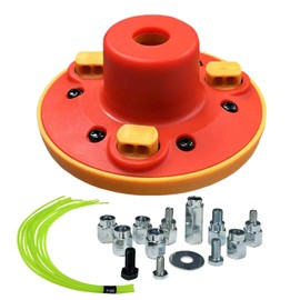 SIMUSI Universal Weed Eater Head, Easy Load String Trimmer Head Replacement Weed Wacker Head for Echo, Ego, Dewalt, Stihl, and Husqvarna, Includes 12pcs 1FT-0.095" Trimmer Line