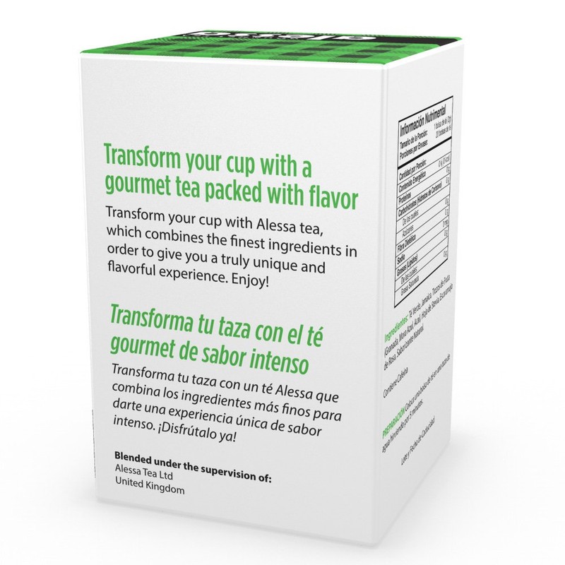 Alessa Gourmet Tea Superfruit Green Tea, 20 bolsas