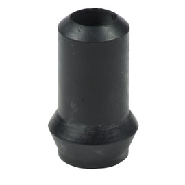 Qty: 10x 16mm (5/8") Rubber Ferrules, Tips or Feet for Slim Walking Sticks or Canes - Black - by Lifeswonderful