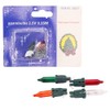 Christmas Concepts® Pack of 3 Multi-Colour Push in Spare Bulbs