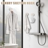 Fenas Suction Cup Hooks for Shower No-Drill Bathroom Hooks for