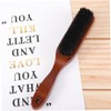 Ipetboom Portable Wooden Handle Beard Brush Styling Tool for Men's