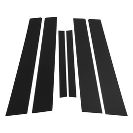 HEROFFIX 6 Pcs Door Pillar Window Trim for Nissan Altima 2007-2012 Front Rear Left Right Anti Scratch Sticker Pillar Posts Door Outer Exterior Cover Black