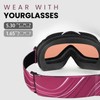 OutdoorMaster Ski Goggles OTG - Over Glasses Ski/Snowboard Goggles for
