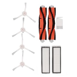 Accesorios de Barredora, Kit de Filtros de Cepillo Reductor de Polvo, Accesorios de Aspiradora, Kit de Cepillo para Mijia 1C F9 1T Mi Robot Aspiradora