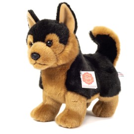 Teddy Hermann 91970 German Shepherd Dog Standing 23 cm Cuddly Toy Plush Toy with Recycled Filling