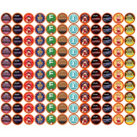 Coffee Pod Variety Packs All Roasts Sampler, Assorted, Compatible with 2.0 K-Cup Brewers, Variety Pack, 120 Count (Pack of 1)