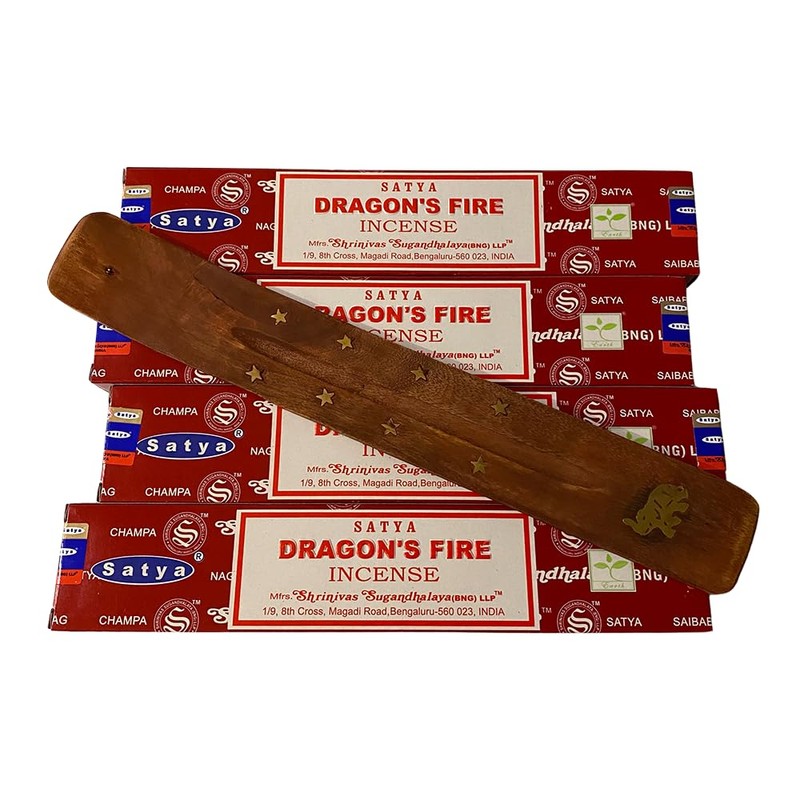 VIE Premium Satya Incense Sticks, 4 Packs x 15g, with