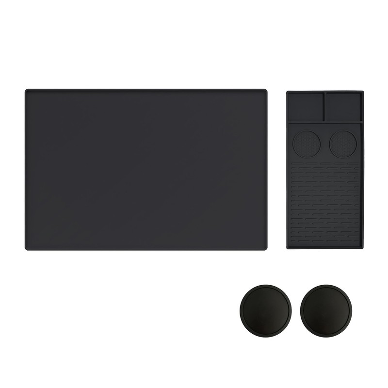 Coffee Machine Mat Sets Silicone Dish Drying Pad Kitchen Station