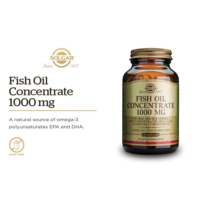 Solgar Solgar Fish Oil Concentrate 1000 Mg Softgels - Pack