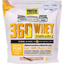 Protein Supplies Australia 360 Whey WPI+WPC Combo Complete Protein Powder 500 g Vanilla Bean , , Vanilla 500 grams