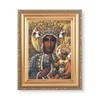 Our Lady of Czestochowa Picture, Antique Gold 5-1/2"x7 Frame with