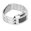 LED Watch Unique Binary Time Mode Display Convex Arc Structure