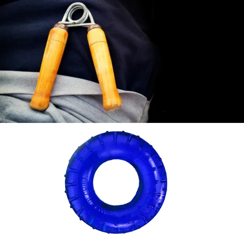 Grip Trainer Rings Rubber Hand Grip Strengthener Ring For Rehabilitation