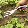 CFCT Garden Hand Cultivator, Min Hand Rake with Broad Sturdy