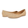 Nine West Women's Flats, Light Natural/Rose Gold 111, 6.5