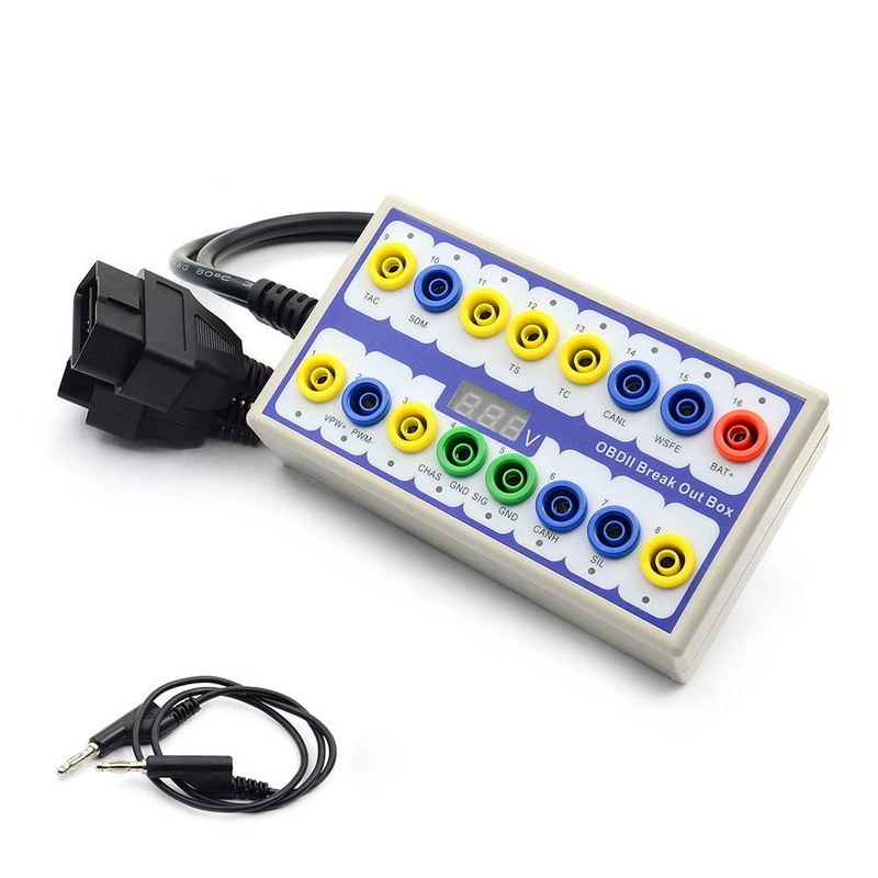 EKDJKK OBD 2 Breakout Box OBD2 Protocol Detector OBD2 Diagnostic