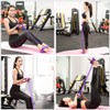 Feezi 4 Tubes Elastic Sit Up Pull Rope with Foot