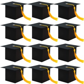 AouEtnay - 36 cajas de regalo de graduación, caja de dulces de graduación, caja de dulces con borla para regalo de graduación, fiesta de graduación