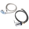 Shampoo Bowl Faucet Sprayer Kit 39.4in Hand Twist Faucet 47.2in