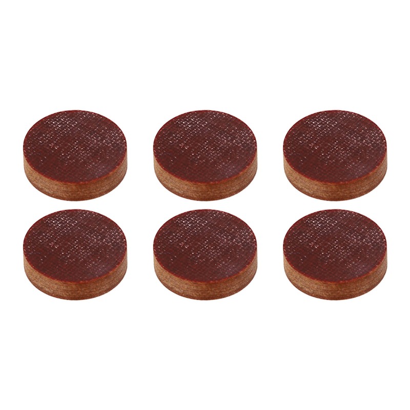 6pcs Billiard Pool Cue Tips 14mm Crystal Pool Cue Tips