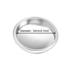 SALALIS 54mm Backflush Basket, Stainless Steel Backflush Insert Blank Basket Metal Blind Filter Coffee Machine Accessories Backflush Blind Filter Basket for Breville Sage8 Series 870