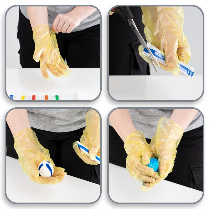 com-four® 25 x Egg Colours Marble Effect - Liquid Egg