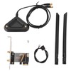 BE200NGW PCI Ex1 WiFi Card with 8DB Antenna 8774Mbps WIFI7