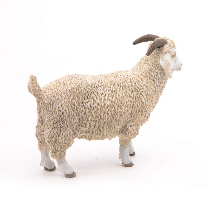 Papo -Hand-Painted - Figurine -Farmyard Friends -Angora Goat -51170 -