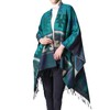 xxxiticat Women's Native American Trendy Cashmere Plaid Pattern Wrap Shawl