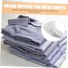 CLISPEED 100Pcs Shirt Collar Stays Durable Plastic Collar Fixers Easy