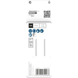 Bosch 2 x Pro Metal Curve T118EOF Jigsaw Blade (for Sheet Steel, Sheet Steel, Length 83 mm, Professional Accessories Jigsaw)