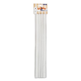 PME Easy Cut Dowels, White 30cm, Pack of 4