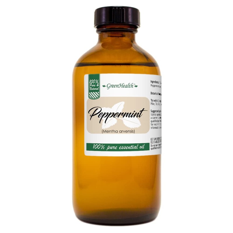 GreenHealth Japanese Peppermint Essential Oil – 8 fl oz –