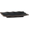 APS GK838 Marone Melamine Wavy Tray, 225 mm x 150