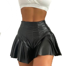 Women's Shorts, Women’s Hotpants, Festival, Rave, Pole Dance Outfit, Black 10